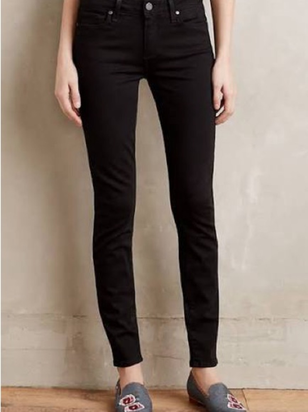 Paige Women’s High-Rise Slim Black Jeans